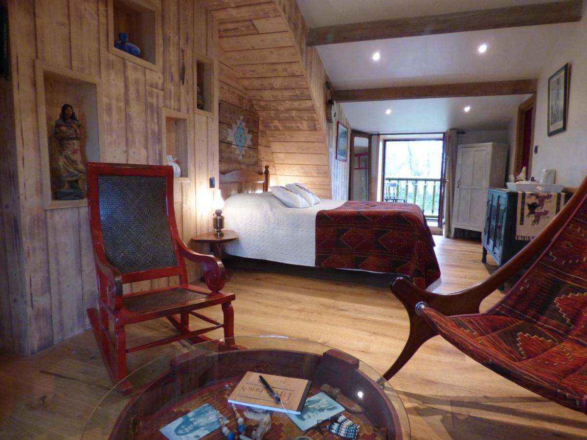 Guiscriff Chambre D'Hote Atypique "West Little Ranch" Chambre Amerindienne מראה חיצוני תמונה